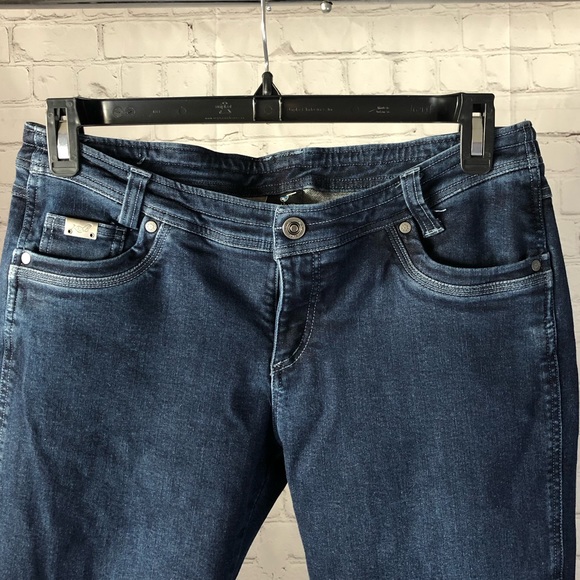 Women's Kuhl Danzer Quinn Dark Wash Denim High Performance Jeans. Size 12 Long. - Picture 4 of 16